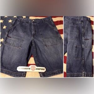 NWOT Vintage Tommy Hilfiger Jeans Carpenter Denim Shorts 33 Cycle p wing Usa Rlx